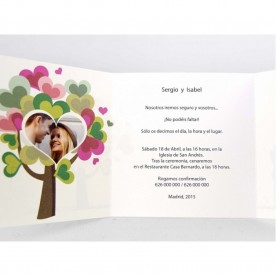 Invitatia eleganta mire si mireasa copacul iubirii 35681 -NBC Events
